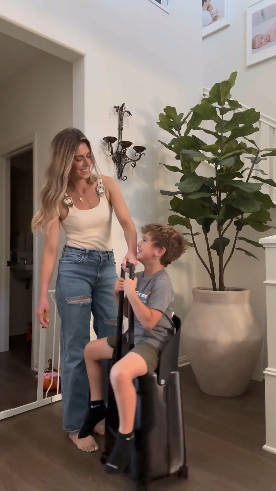 
If you’re traveling with kids anytime soon and looking to make it easier, you need this carry on suitcase! It has a seat for them to ride on which makes getting through the airport and hotels so much easier! Plus my kids literally beg us to sit on it, they think it’s so fun! I get stopped in the airport all the time asking about this luggage! Use my code ‘WWDANIELLE45’ for $45 off ✈️

Traveling with kids, MiaMily, carry on suitcase, luggage, gift idea, travel must haves, suitcase, ride on suitcase


#LTKTravel #LTKKids #LTKmomlife