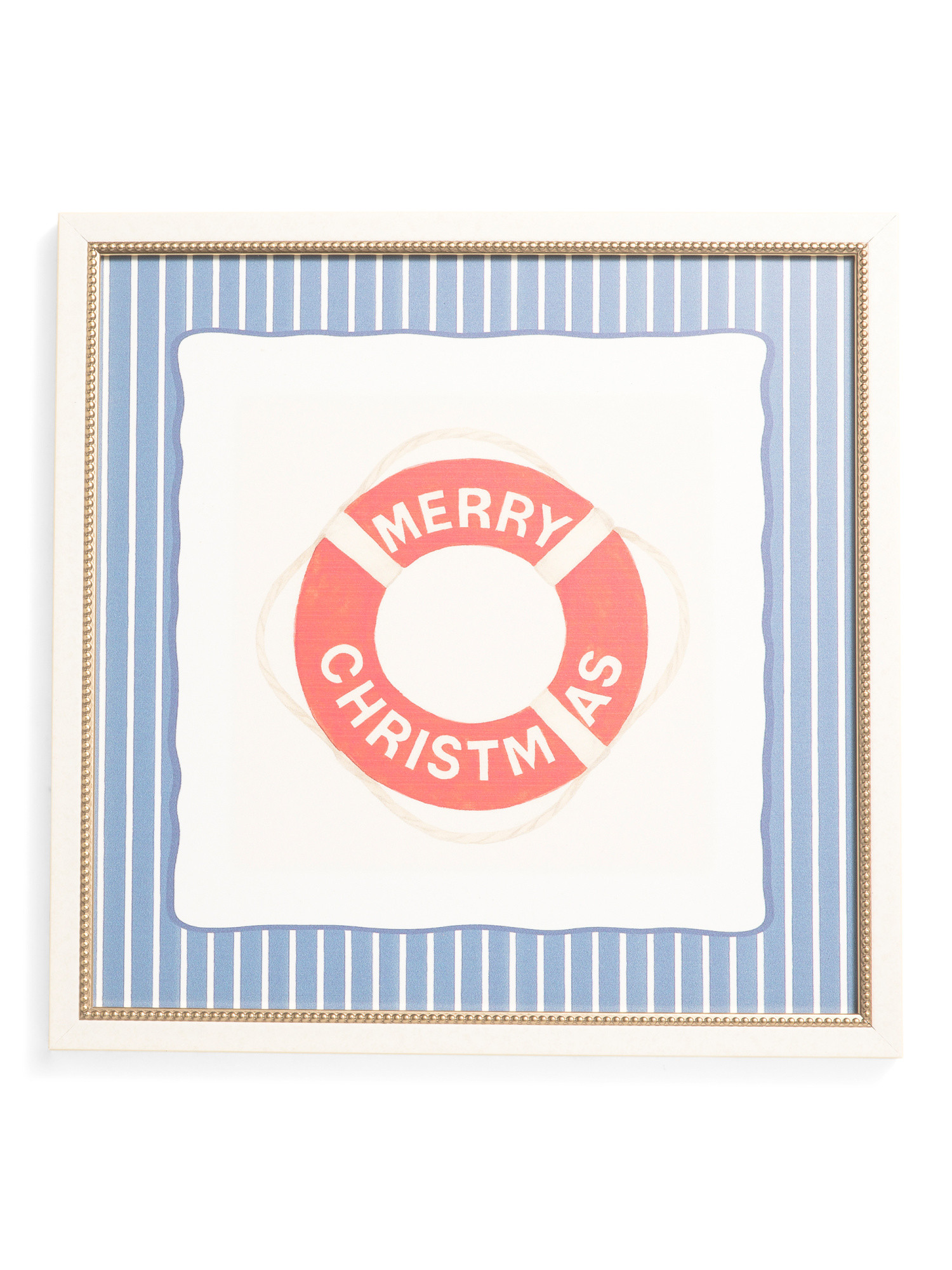 15x15 Merry Christmas Life Buoy Wall Art | TJ Maxx