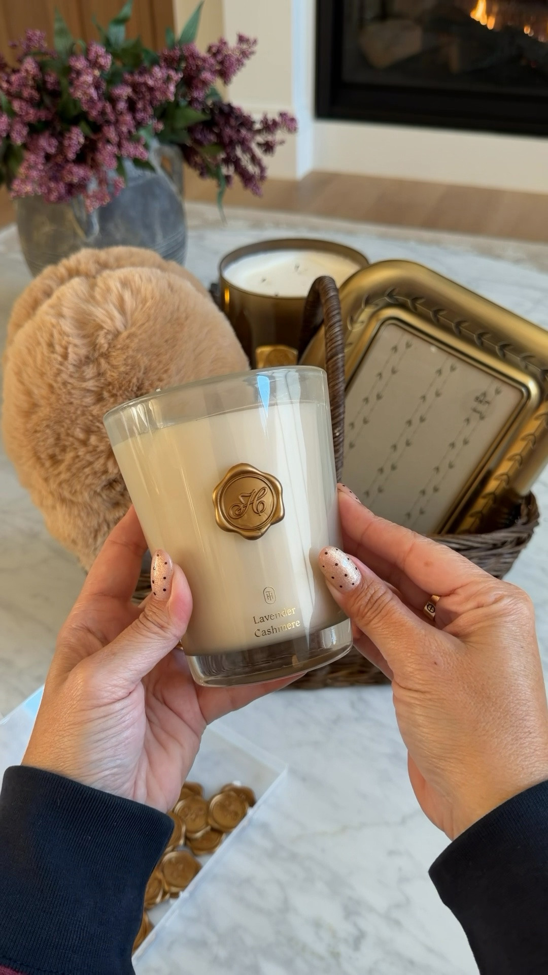 The coziest little gift for her. 🍂🎀 I filled it with a few of my favorite things for the home and added a wax seal with her initial for the sweetest personalized touch. It’s always the little details that make it feel extra special. 🤎

#LTKHome #LTKSeasonal #LTKootd
