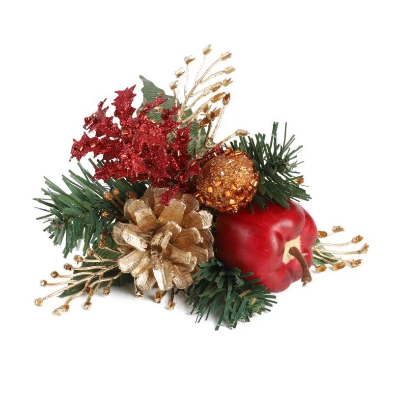 Artificial Pine Stems Fake Pine Cone Gift Box Christmas Flowers Ornament Flower Arrangements Wrea... | Walmart (US)