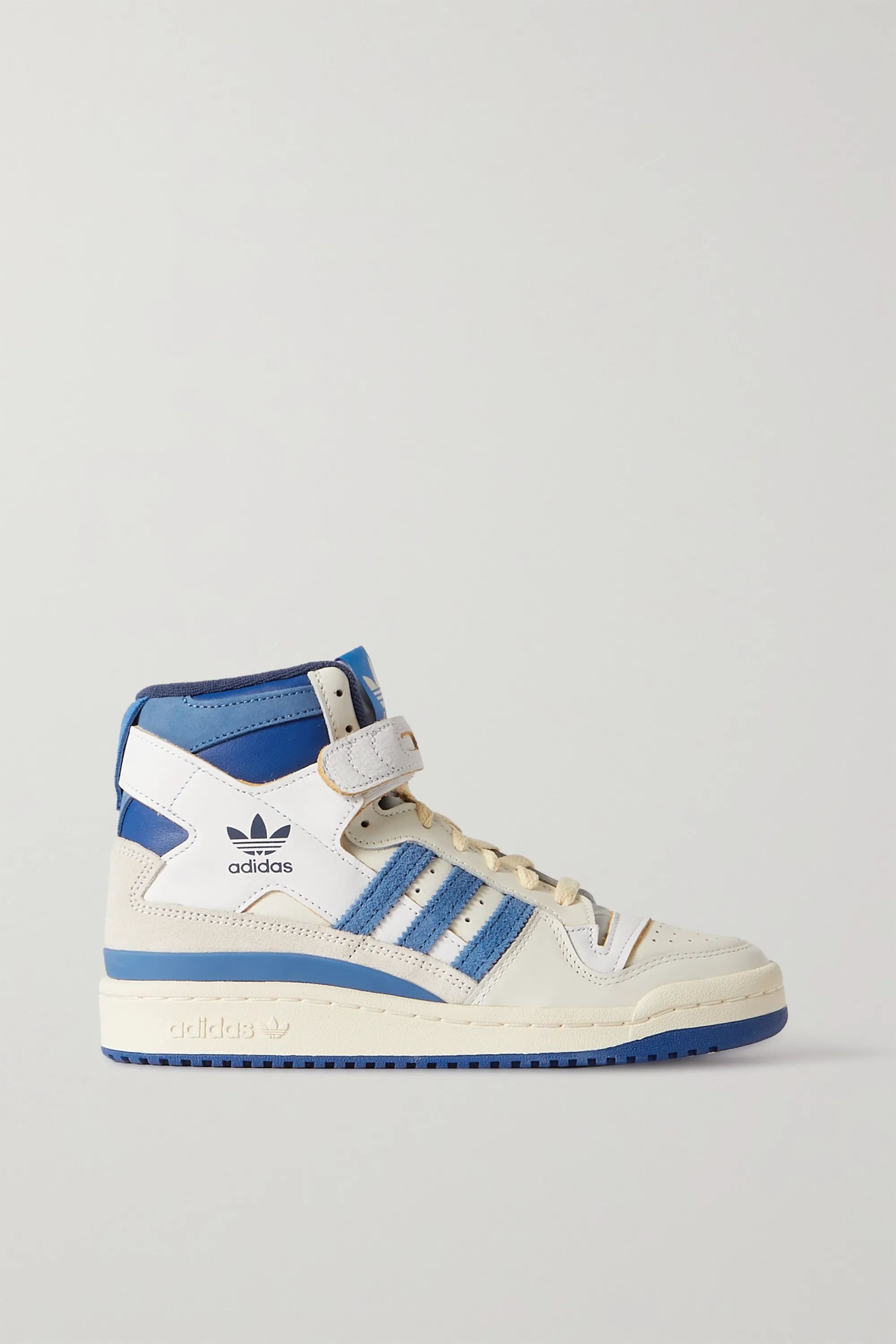 OG Forum 84 leather and suede high top sneakers | NET-A-PORTER (UK & EU)