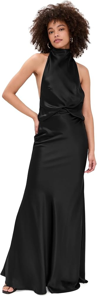 MISHA Women's The Cameron Satin Dress | Amazon (US)