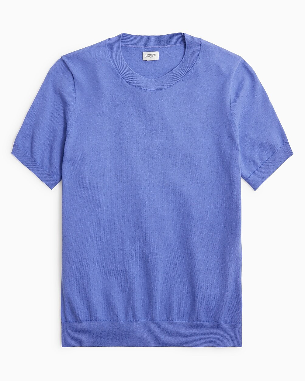 Short-sleeve cotton crewneck sweater | J.Crew Factory