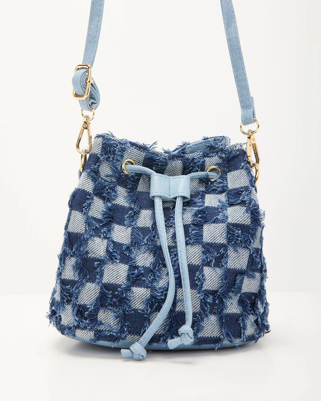 Jolena Checkered Denim Crossbody Bag | VICI