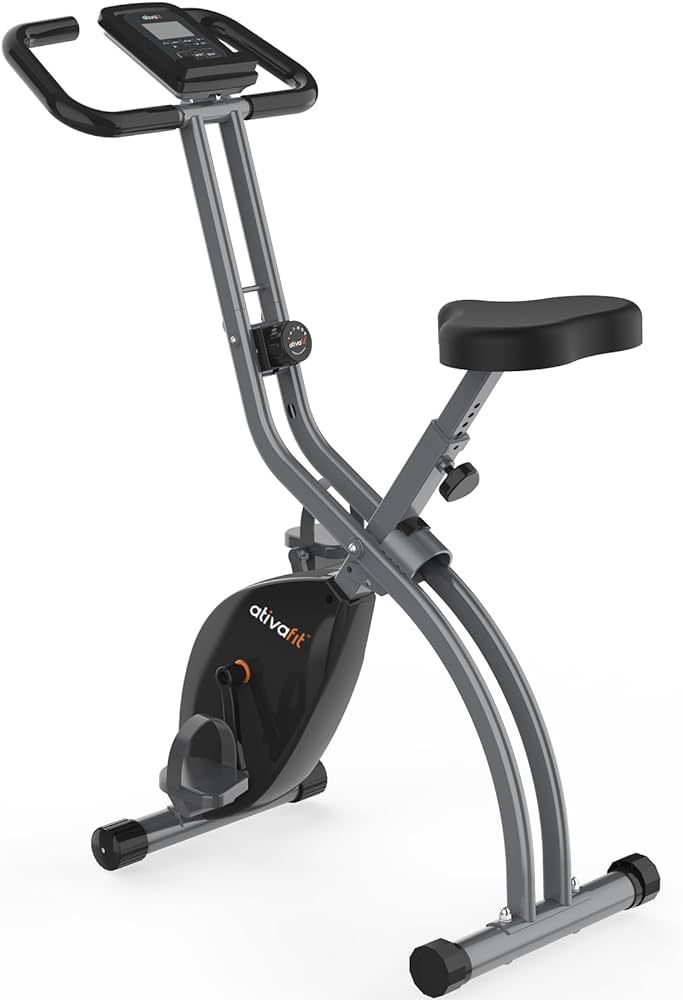 ATIVAFIT Exercise Bike Foldable Fitness Bike Magnetic Foldable Indoor Cycling Bike 3-In-1 Foldabl... | Amazon (UK)