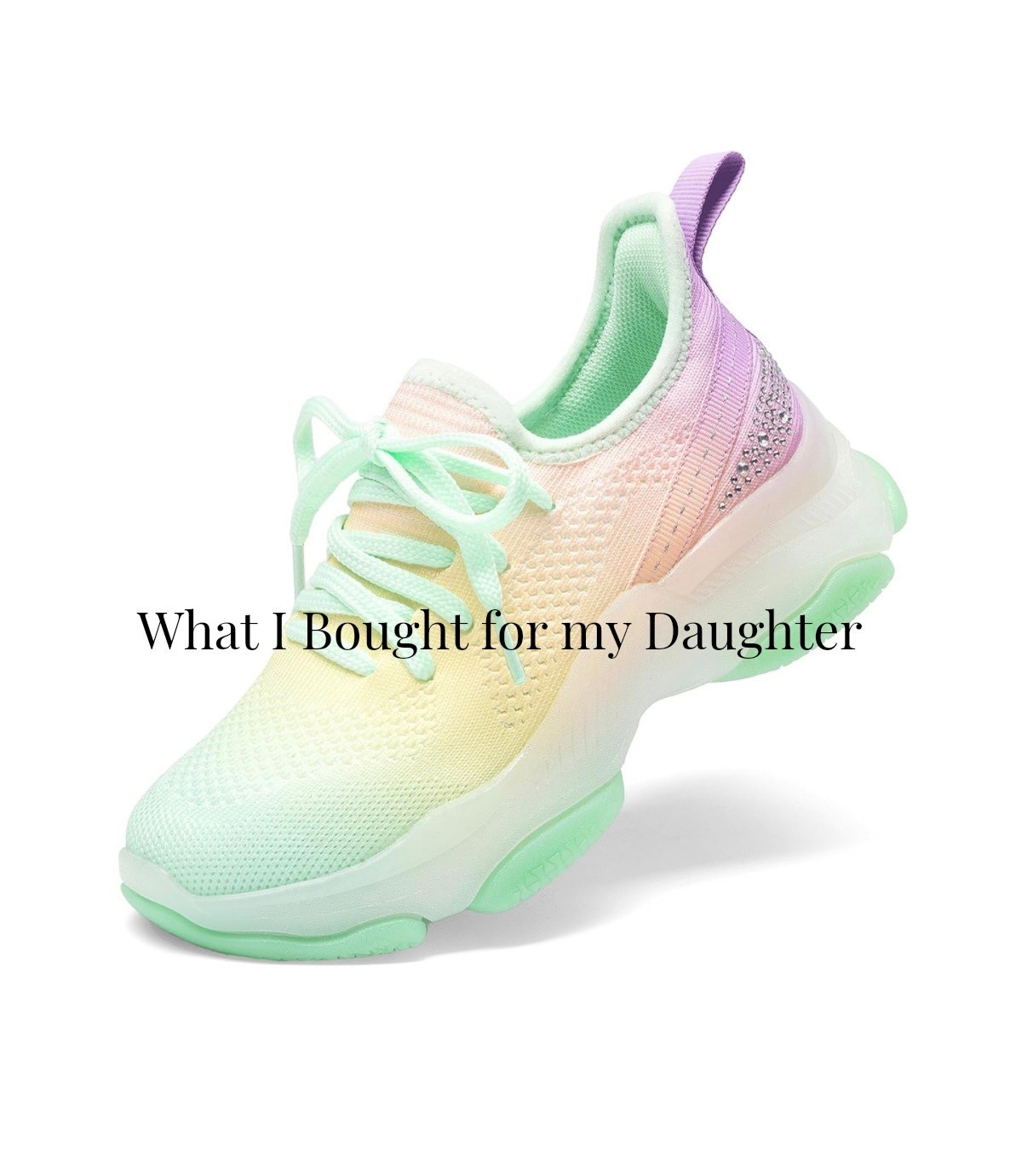 She loves her sneakers for school. She likes the sparkle and color of these. 

#LTKmomlife #LTKfitnessgoals #LTKKids