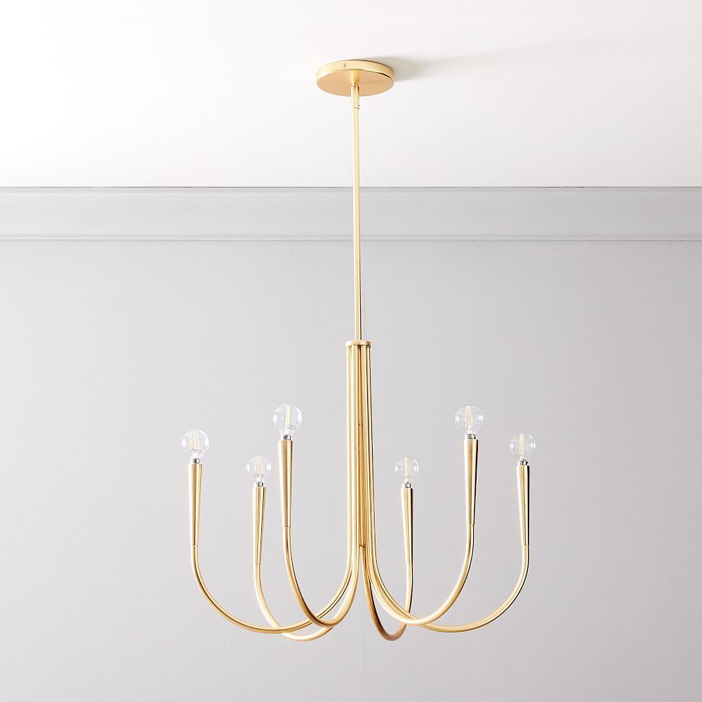 Swoop Arm Chandelier | West Elm (US)