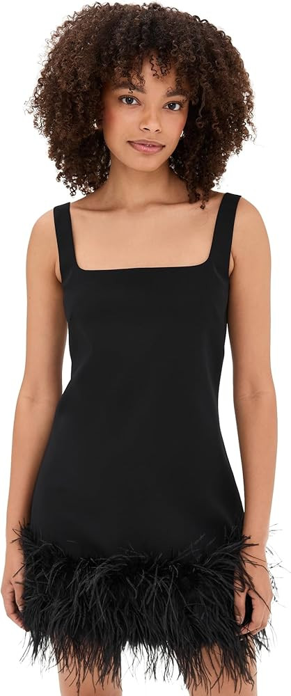 Tanya Taylor Women's Barton Feather Dress | Amazon (US)