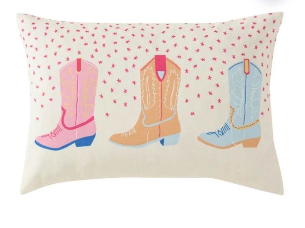 pillow for the little cowgirls in your life! $10! 

#ltkwestern #ltkbedding #western #cowgirl #boots

#LTKGiftGuide #LTKHome #LTKSaleAlert