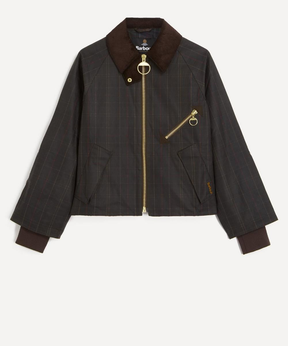 Arlene Checked Waxed Jacket | Liberty UK