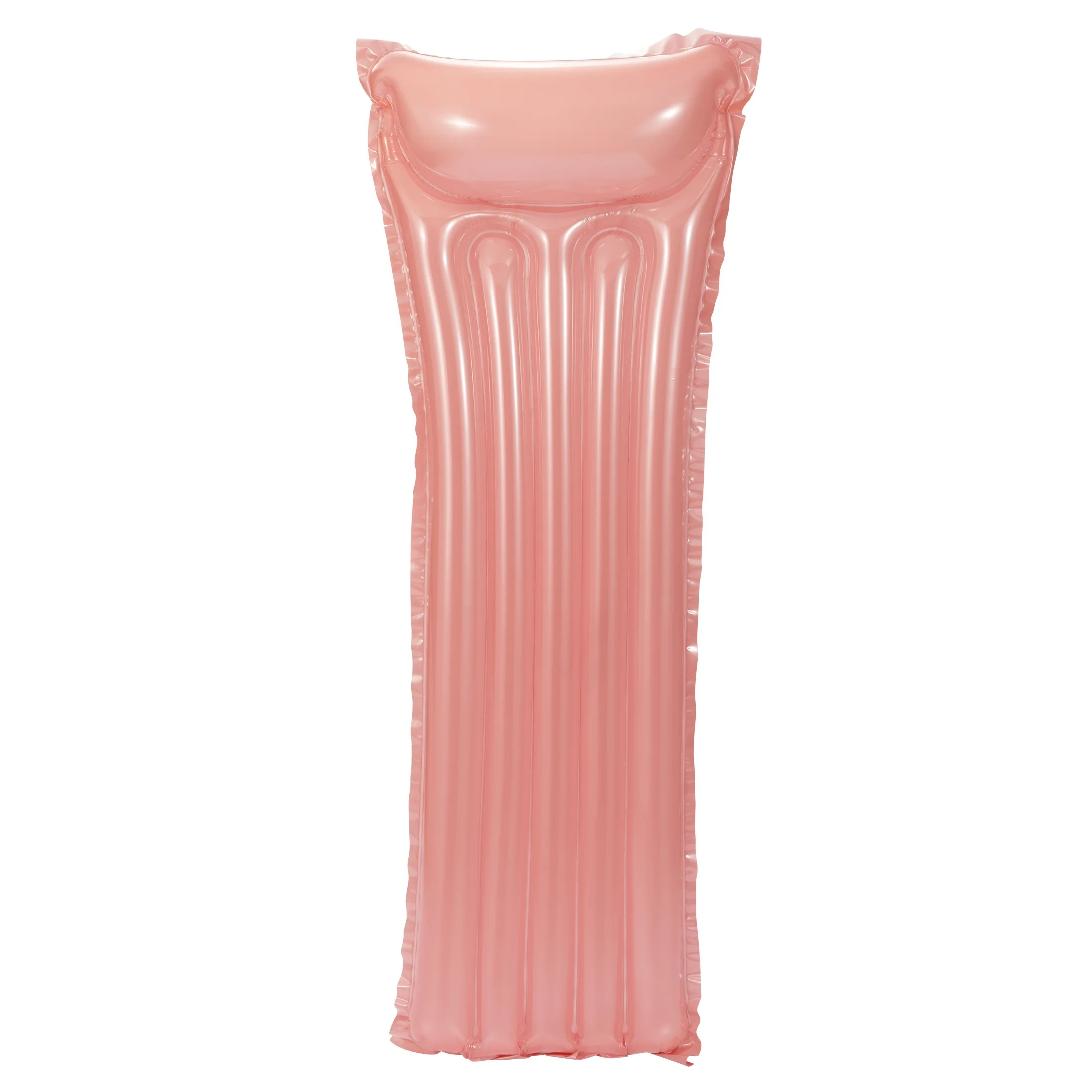 Bluescape Pink Transparent Air Mat, Inflatable Pool Float, Age 14 & up, Unisex | Walmart (US)