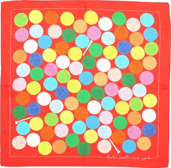 kate spade new york golf balls silk bandana | Nordstrom | Nordstrom