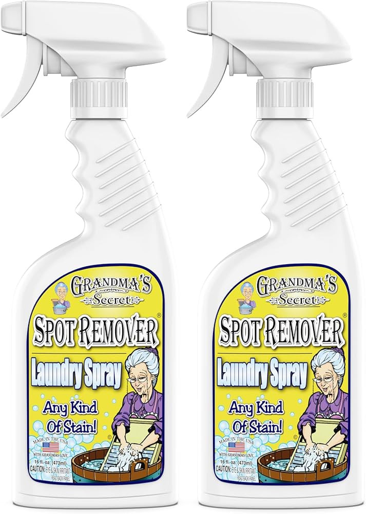 Grandma's Secret Spot Remover Laundry Spray - Chlorine, Bleach and Toxin-Free Stain Remover - Sta... | Amazon (US)