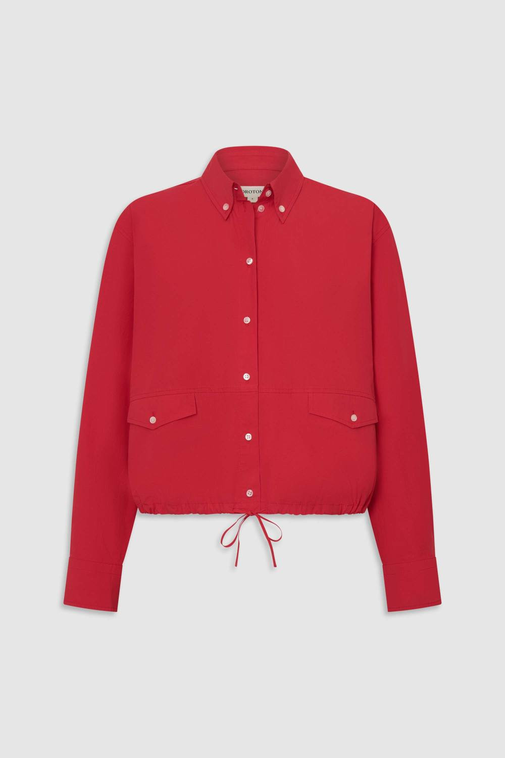 Poplin Drawstring Shirt | Oroton
