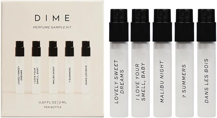 DIME Beauty Perfume Sampler, Hypoallergenic, Clean Perfumes, Eau de Toilette For Women (Set of 5,... | Amazon (US)