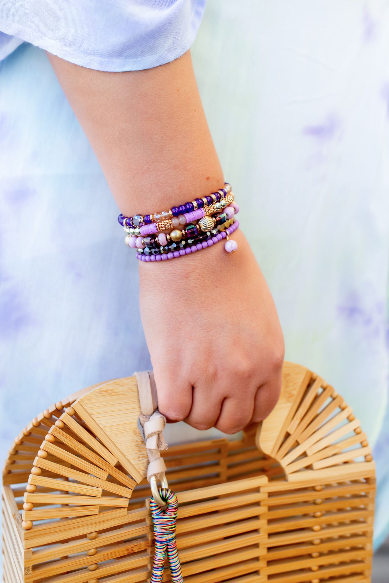 Very Violet Bracelet Stack | Shop Curves To Contour