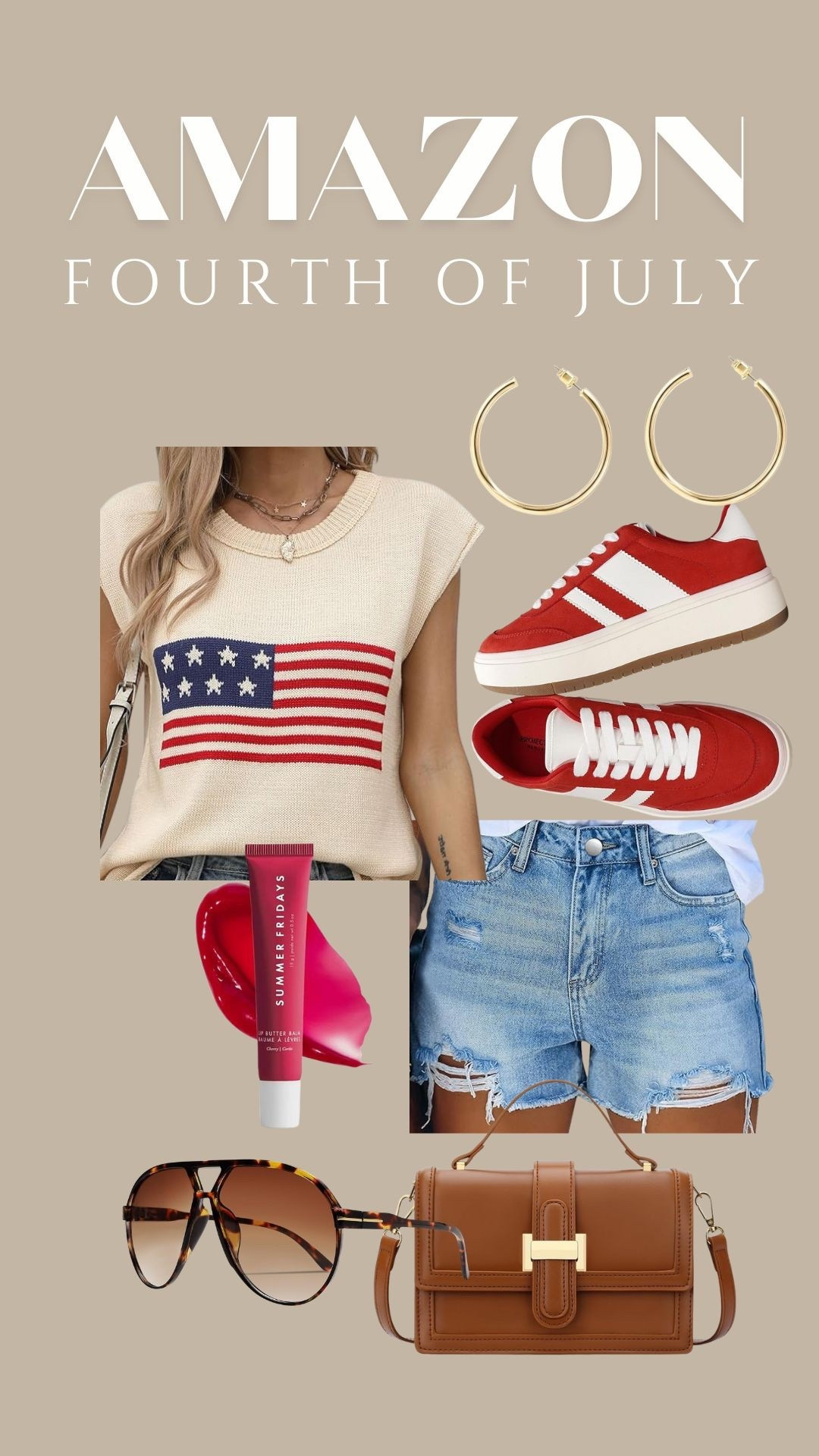 Outfit idea for the fourth! All from Amazon!!

#LTKFindsUnder50 #LTKSeasonal #LTKStyleTip