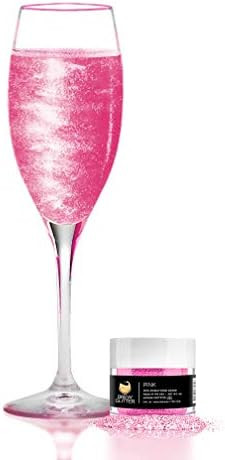 Pink BREW GLITTER Edible Glitter For Wine, Cocktails, Champagne, Drinks & Beverages | 4 Grams | K... | Amazon (US)