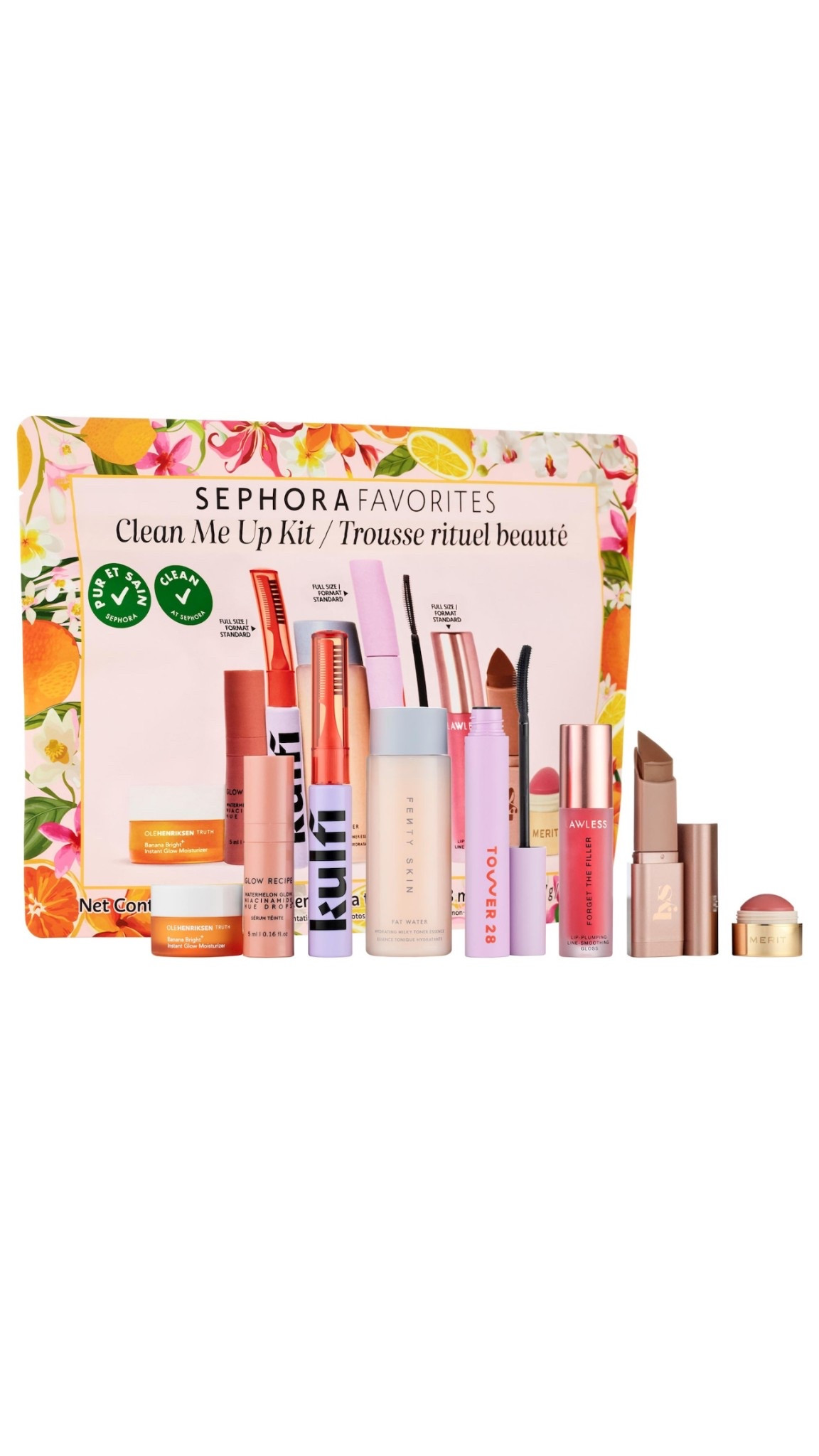 Sephora Favorites 
Clean Me Up Kit 🖤 

8 products and 3 full size products

#LTKStyleTip #LTKFindsUnder100 #LTKBeauty