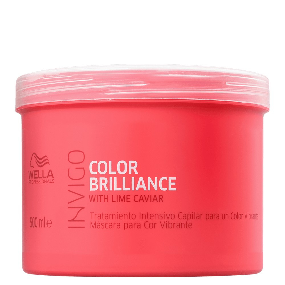 Máscara para Cuidado da Cor Wella Professionals Invigo Color Brilliance 500 ml | Amobeleza (BR)
