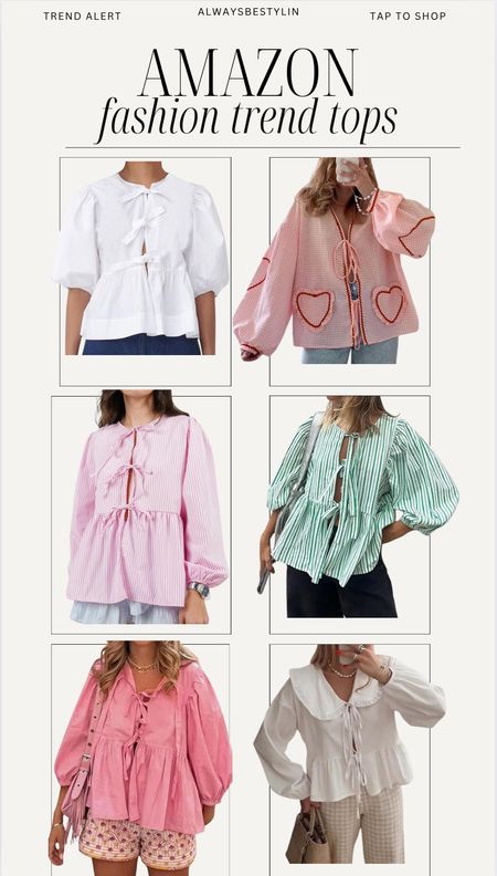 Amazon trendy tops for summer. Tie front tops make the perfect summer outfit staple. 



Wedding guest dress, swimsuit, white dress, travel outfit, country concert outfit, maternity, summer dress, sandals, coffee table,

#LTKHome #LTKSeasonal #LTKSaleAlert