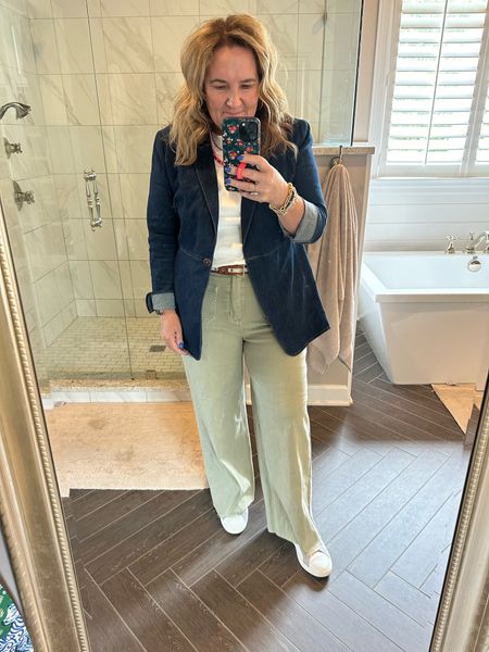 Size 31 in the pants. The top is only available in black. 20% off. 

Blazer size 2.0. 25% off. 
Sneakers are really good quality and support. 
Necklace stack code NANETTE20 20% off 

Calling ClareV fans. This link has them for 20% off! 

#LTKOver40 #LTKSaleAlert #LTKMidsize