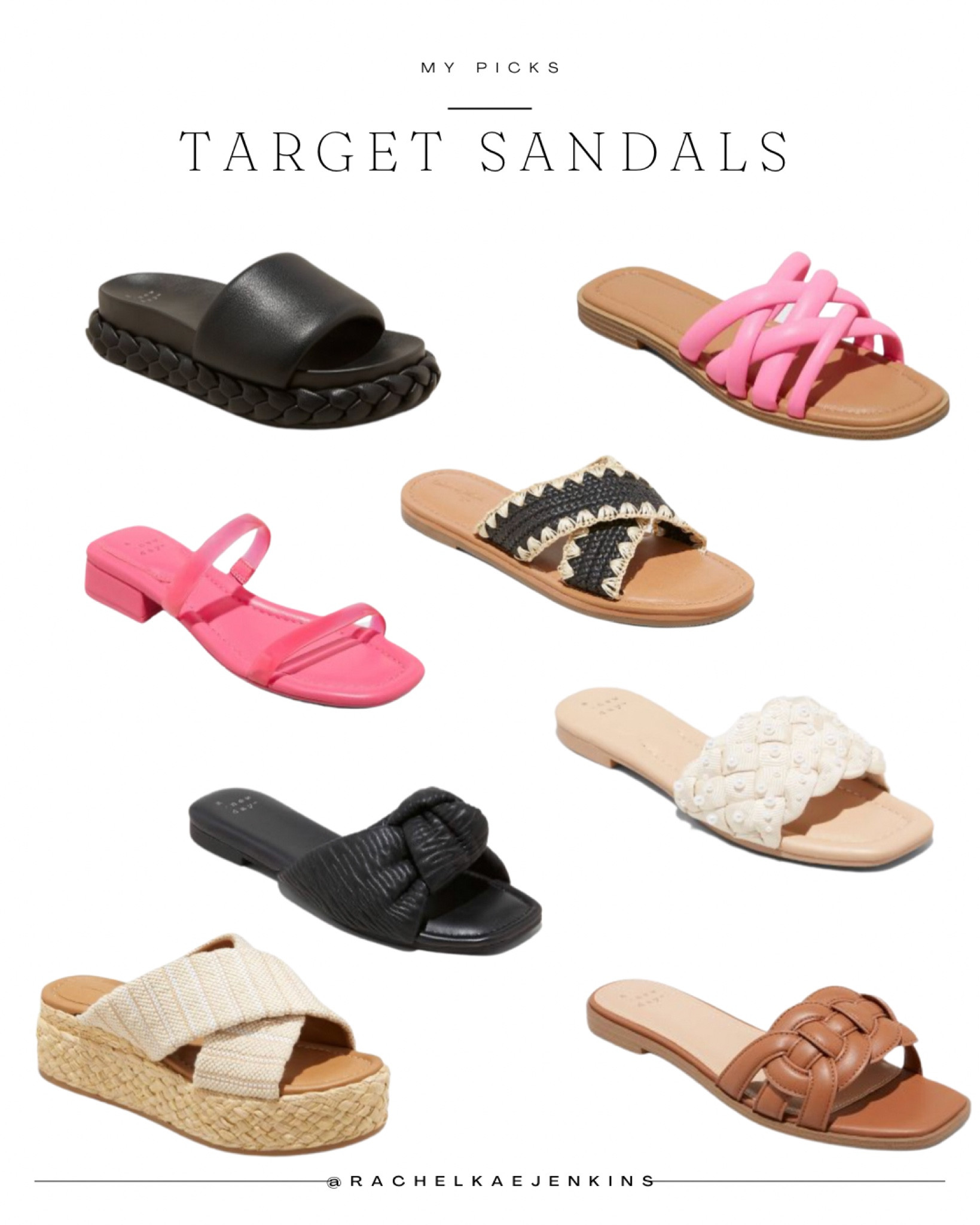 Target sandals my picks
Summer sandal, spring sandal, sandals, slide sandals, casual sandal, dressy sandal, neutral sandal, black sandal, pink sandal, platform sandal, wedge sandal 

#LTKshoecrush #LTKunder50 #LTKunder100