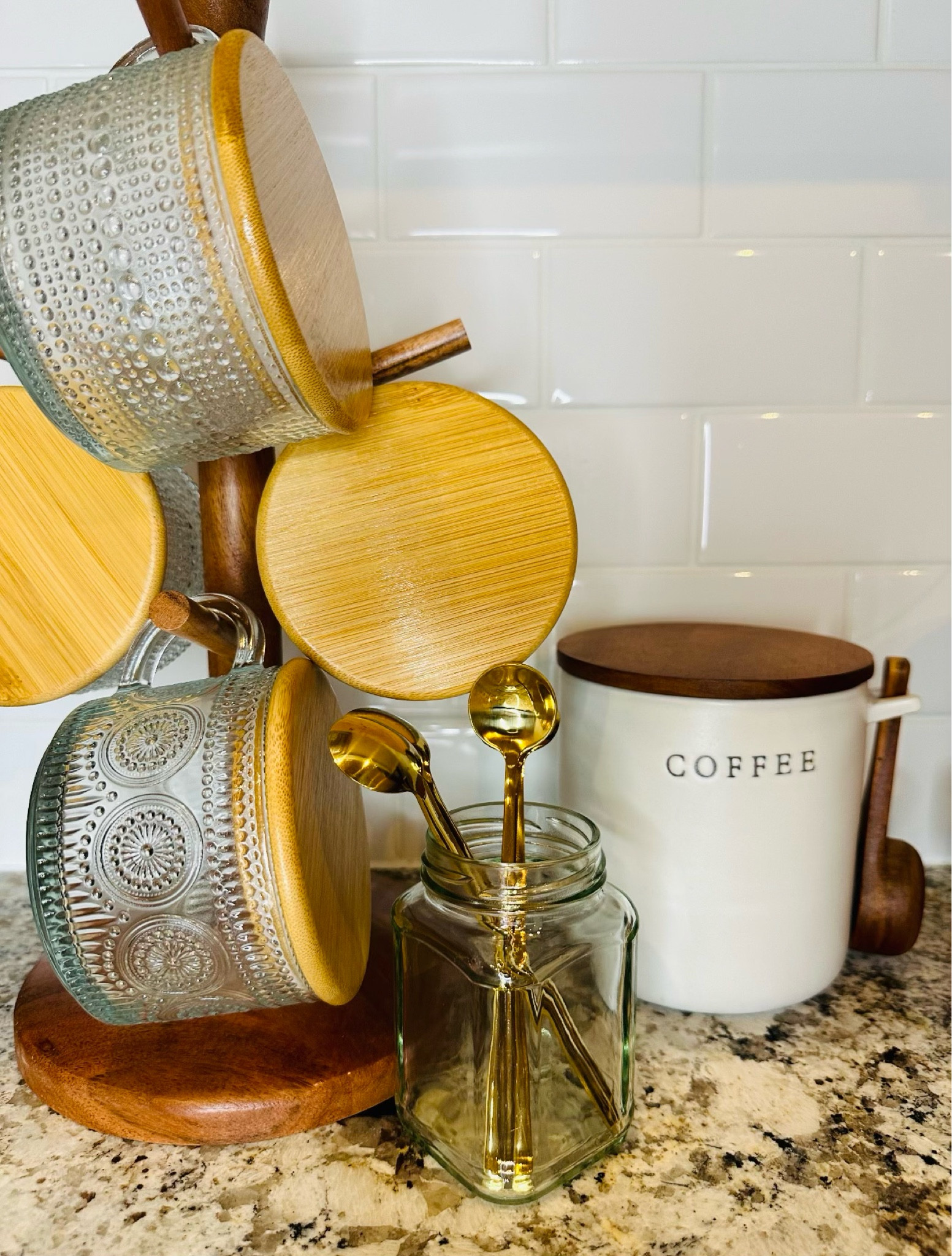 Coffee bar in my kitchen! 

#LTKfindsunder50 #LTKhome