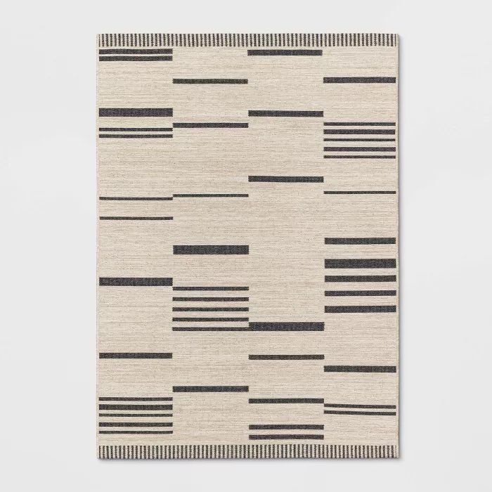 Multi-Tier Bars Outdoor Rug Gray/Cream - Project 62™ | Target