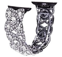 VIQIV Bling Bands for Compatitle Apple Watch 38mm 40mm 42mm 44mm Iwatch Series 4 3 2 1, Diamond R... | Amazon (US)