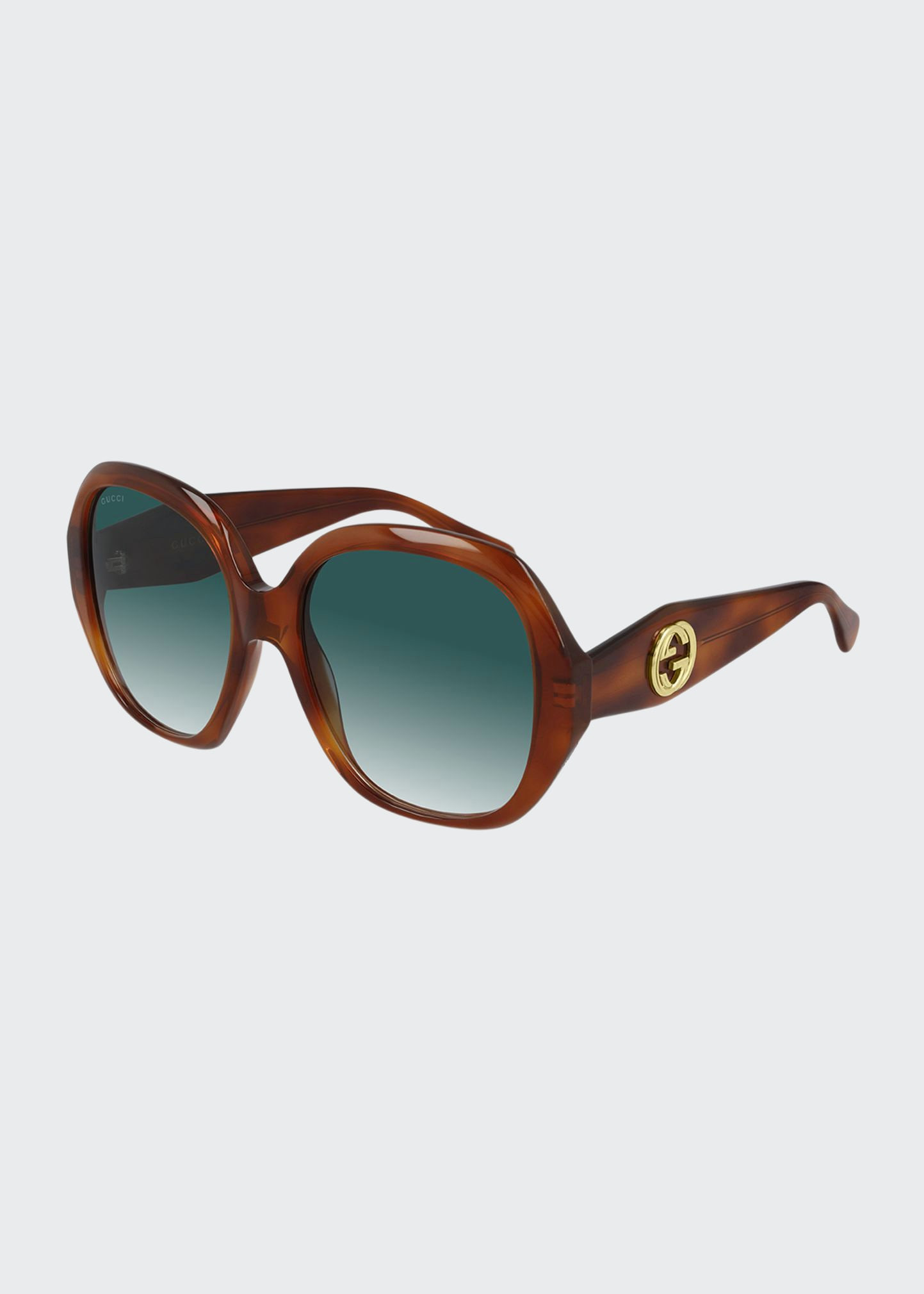 Oversized Round Acetate Sunglasses | Bergdorf Goodman