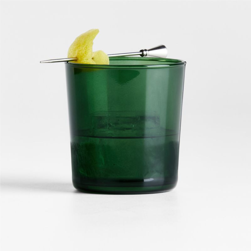 Bodega 12-Oz. Green Glass + Reviews | Crate & Barrel | Crate & Barrel