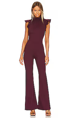Amanda Uprichard x REVOLVE Davina Jumpsuit in Merlot from Revolve.com | Revolve Clothing (Global)