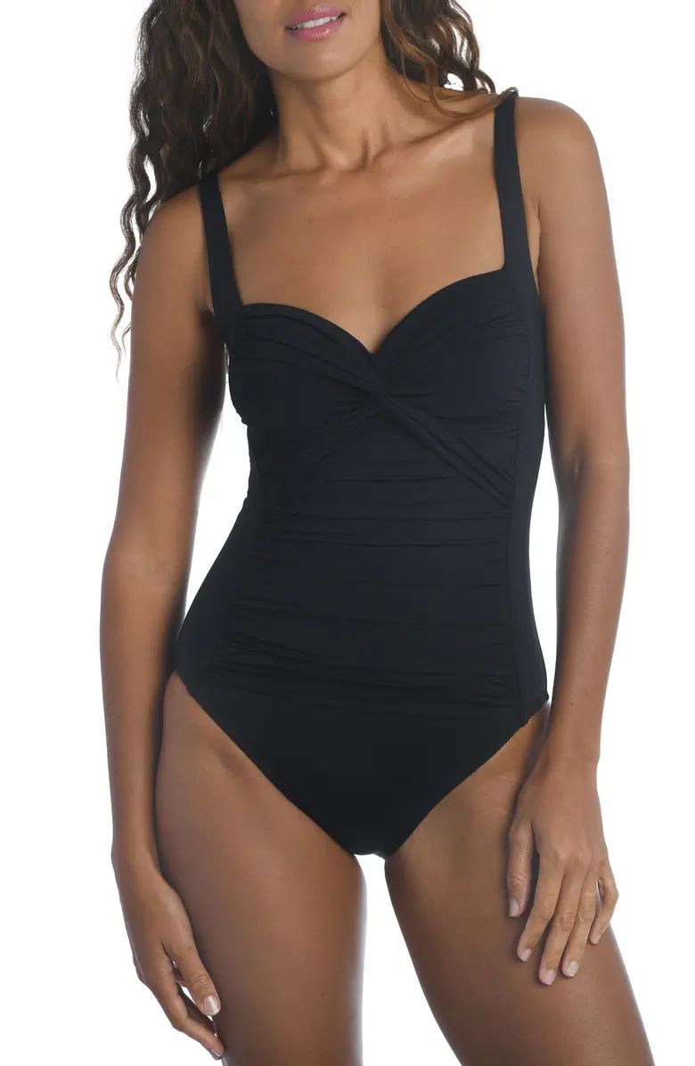 La Blanca Island Goddess Mio Twist One-Piece Swimsuit | Nordstrom | Nordstrom