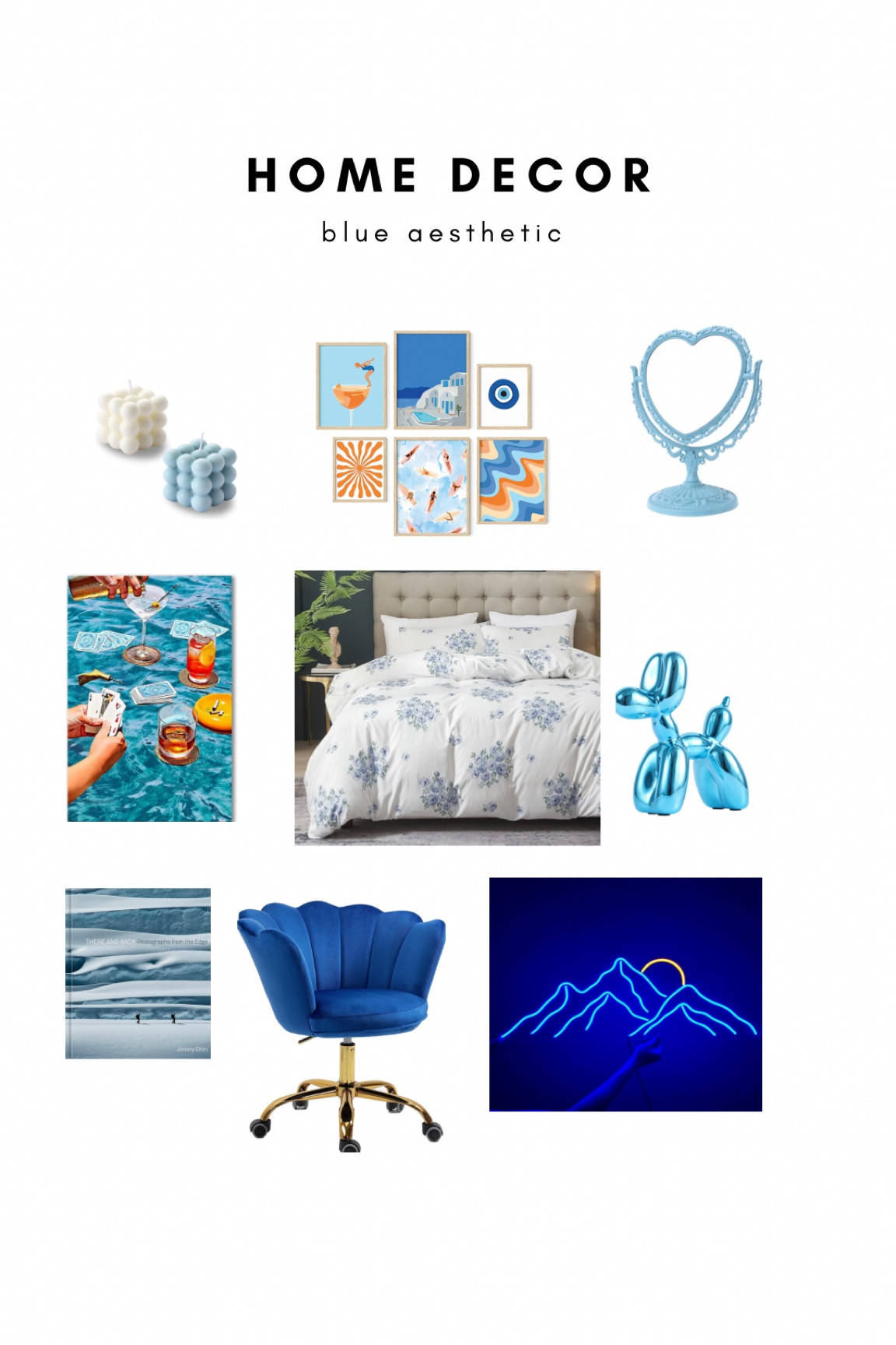 all blue home / apartment / college dorm decor 🦋💙

#LTKhome #LTKBacktoSchool