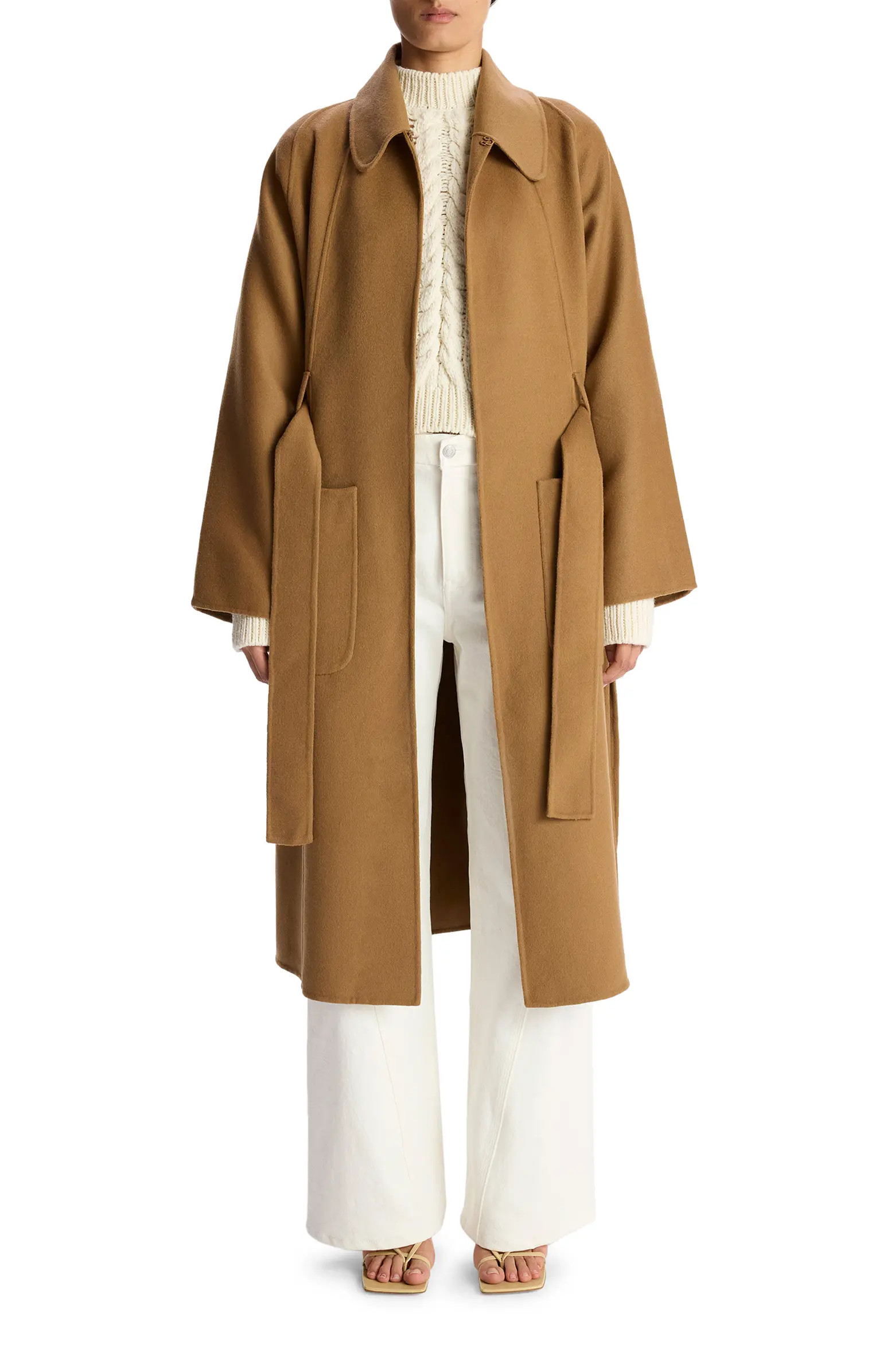Winslet Belted Wool Blend Coat | Nordstrom