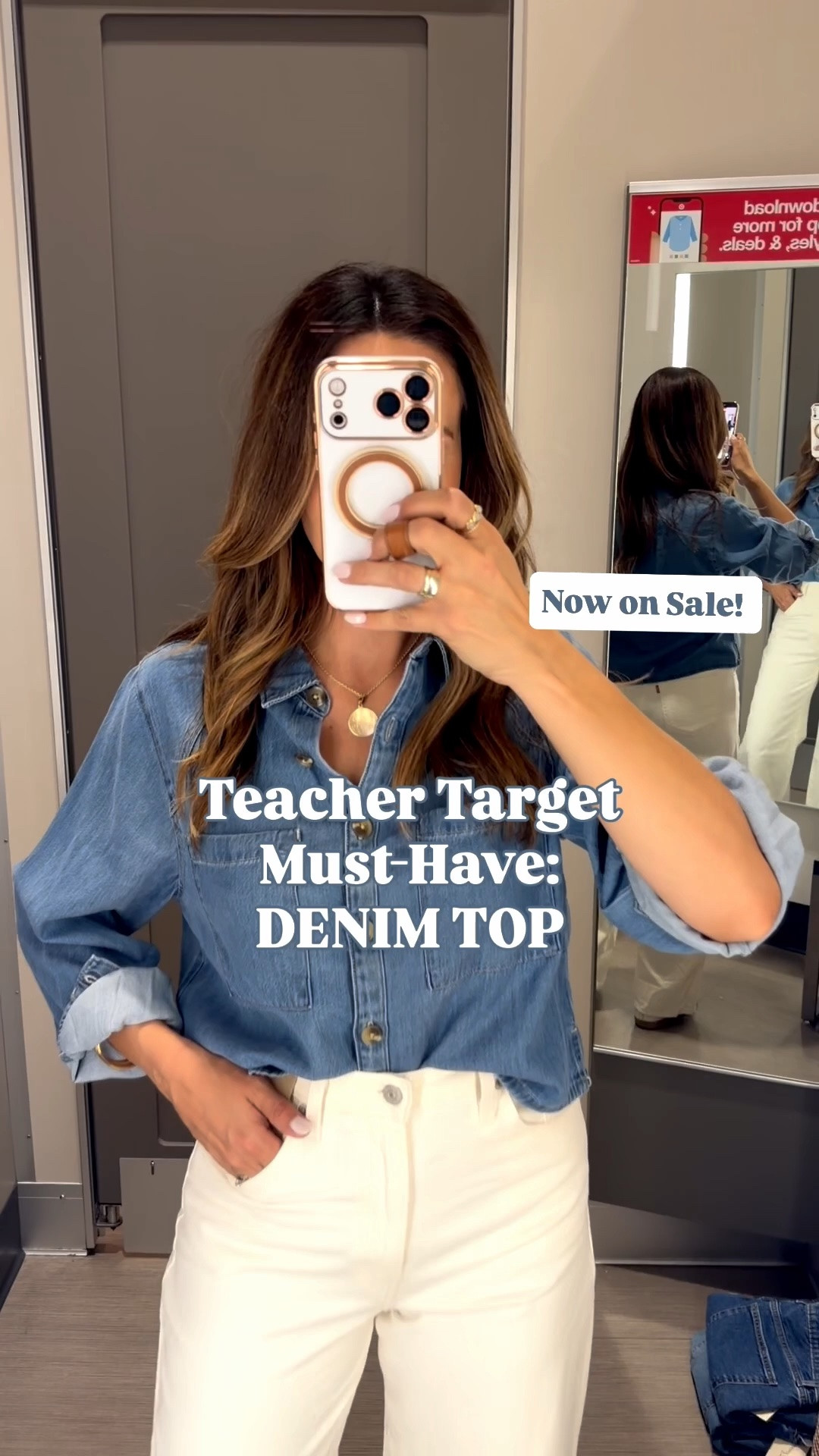 Teacher Must-Have ✏️🤍

This soft denim top from Target is so versatile and also comes in a striped pattern. Now on sale!

#LTKootd #LTKSaleAlert #LTKWorkwear