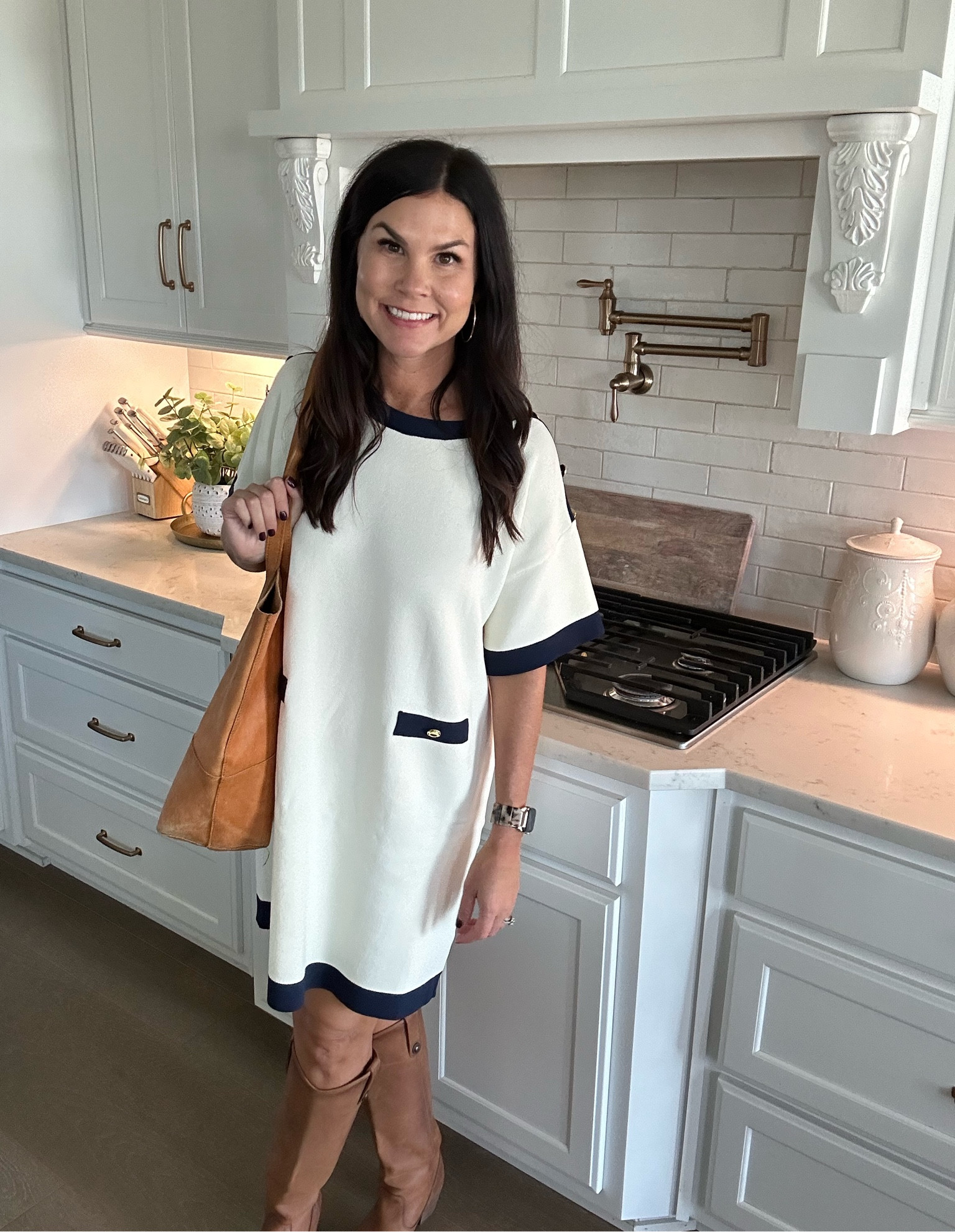 “Thanks! It’s Avara.” Today, I spoke on a panel at a lunch program. I can honestly say I received more questions about my dress than the content of my presentation. SO many compliments on this dress!
Also, can I just say I am so thankful it’s October and that riding boots are having a moment again! Pair a cute dress with boots and walk out the door! These Melissa boots by Frye are on sale now! 


#LTKStyleTip #LTKWorkwear #LTKFindsUnder100