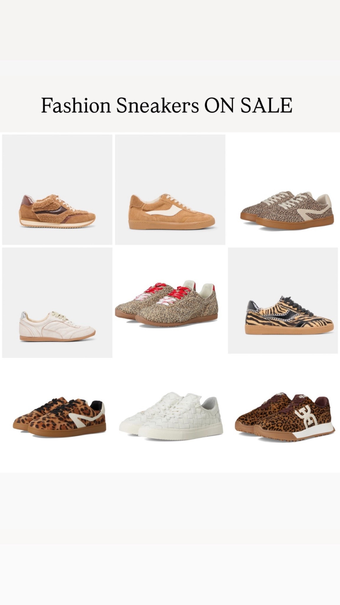 Fashion sneakers on sale! 

#LTKSaleAlert #LTKOver40 #LTKootd