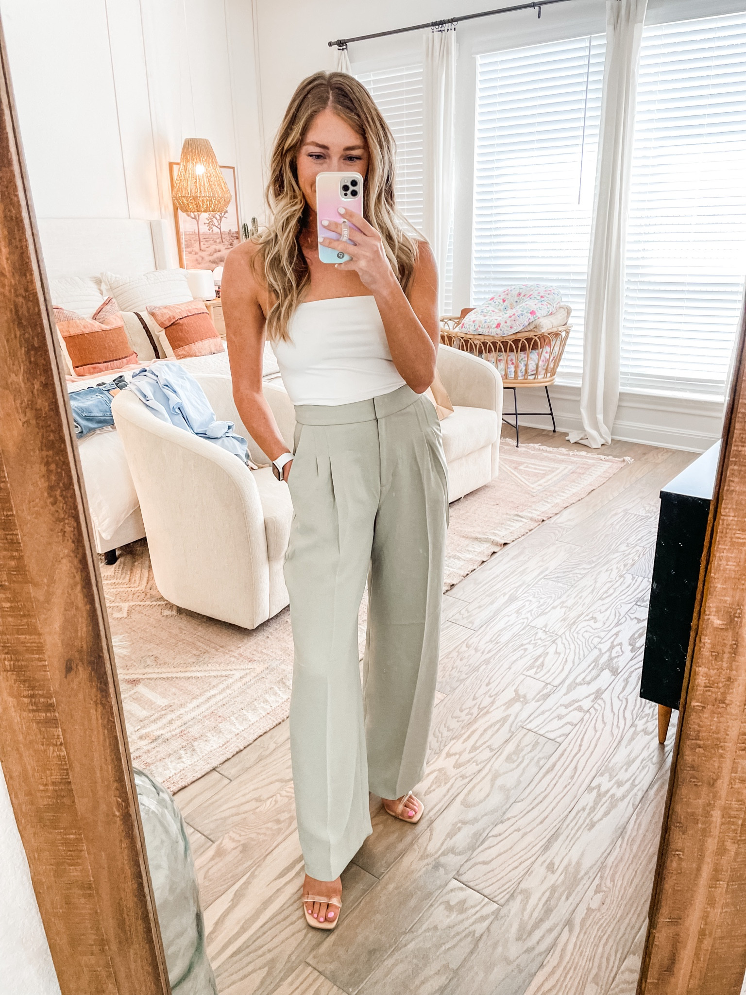 work outfit - business casual - date night outfit - wide leg crepe pants 

#LTKunder100 #LTKstyletip #LTKworkwear