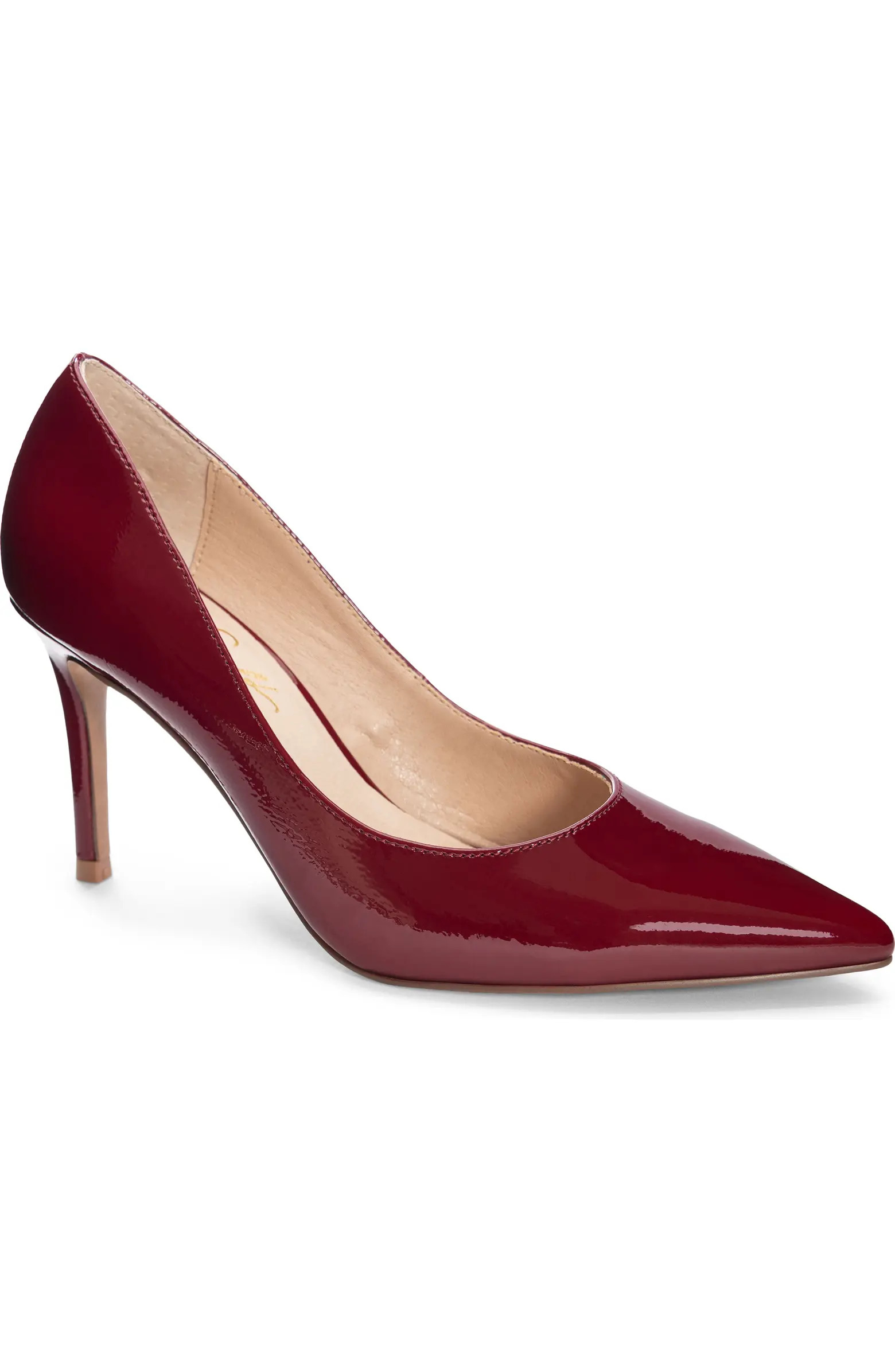 Rafee Liquid Patent Pointed Toe Pump (Women) | Nordstrom