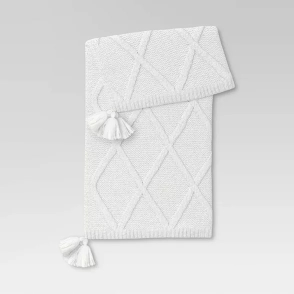 Chunky Diamond Knit Throw Blanket - Threshold™ | Target