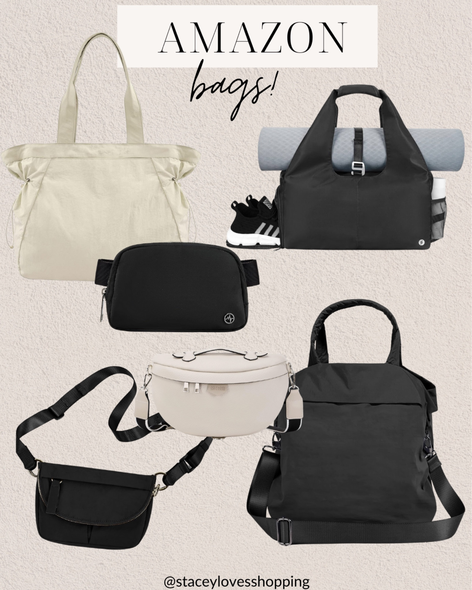 Amazon bags - lululemon inspired bags from Amazon!



#LTKGiftGuide #LTKitbag #LTKfindsunder50