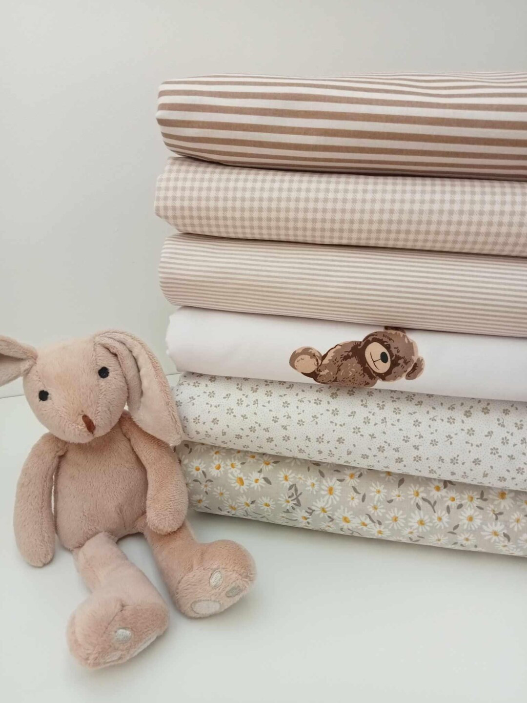 Neutral Beige Crib Sheets Soft  Organic Cotton Nursery Room Sheet | Etsy (US)