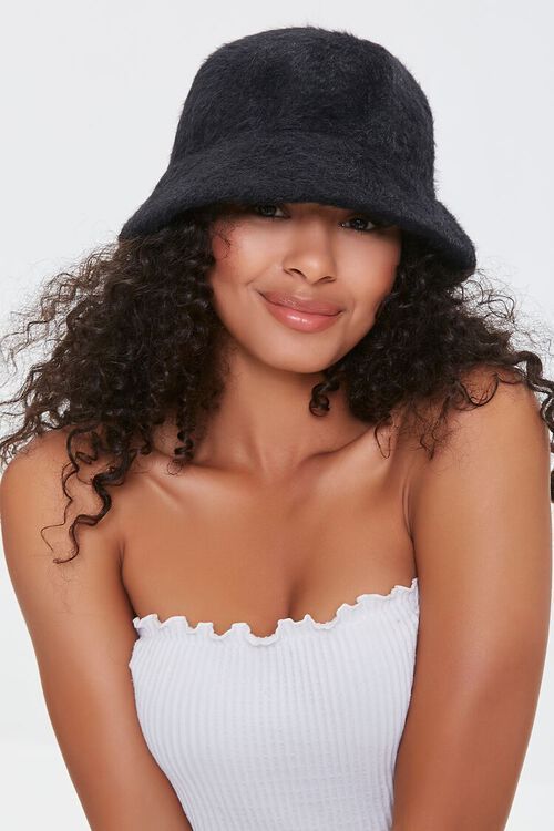 Fuzzy Knit Bucket Hat | Forever 21 (US)