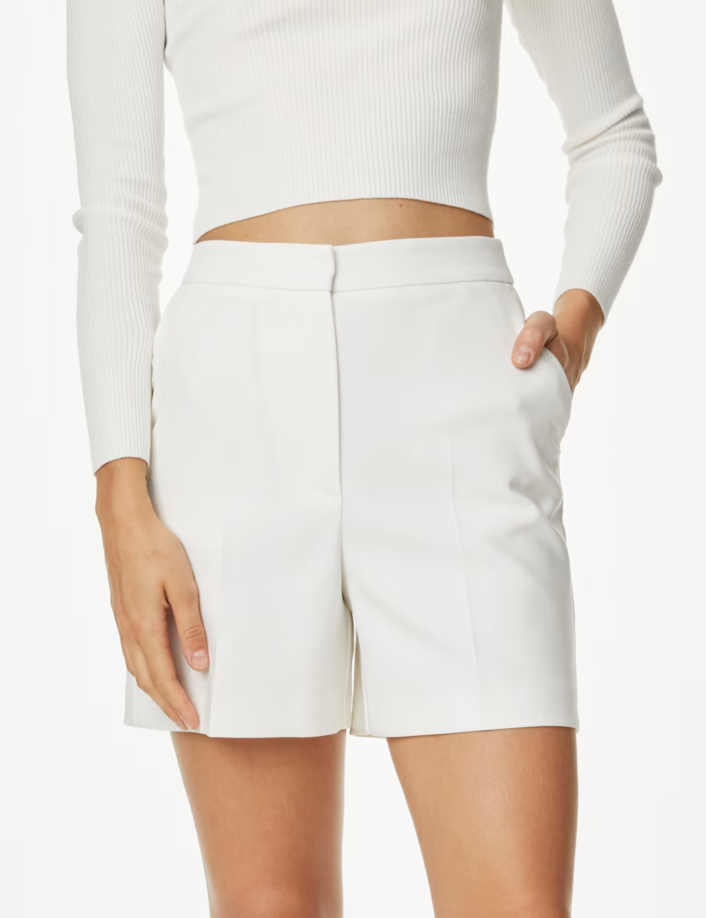 High Waist Tailored Shorts | Marks & Spencer (UK)