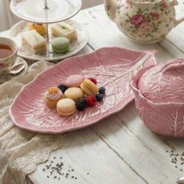 Pink Cabbage Stoneware Dish Collection Platter | Antique Farm House
