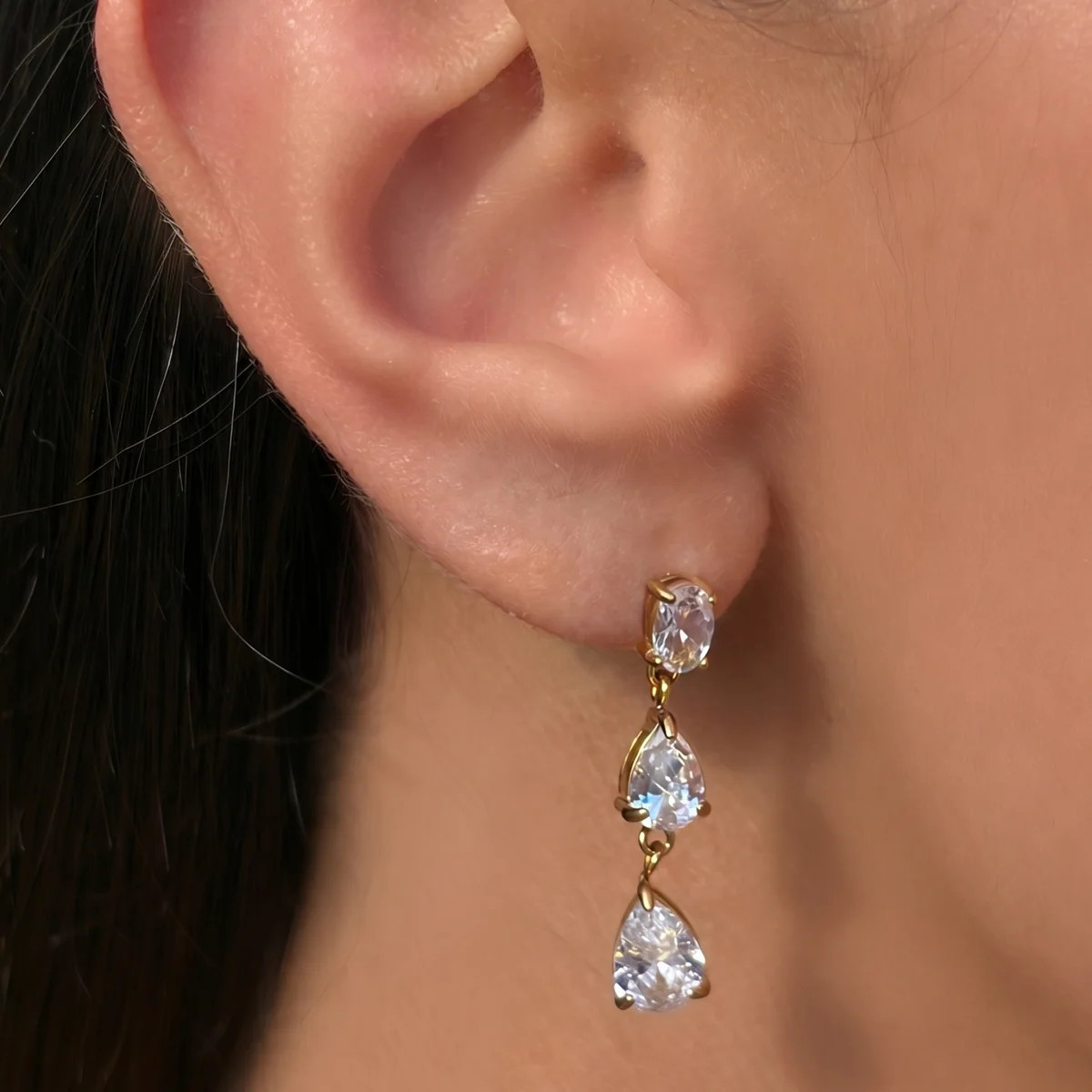 Twinkle Drip Earrings | Evry Jewels