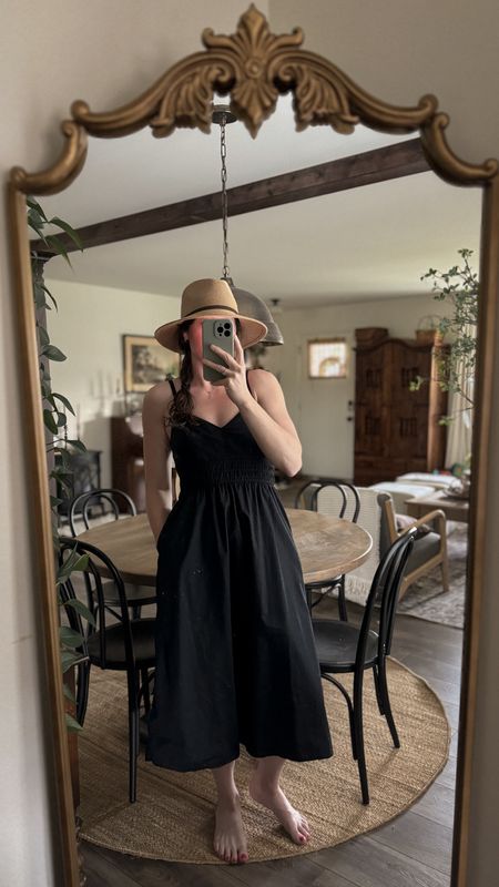 My 100% cotton black sundress is under $15. Has pockets and adjustable straps. I’m wearing a small. 

Panama hat, Summer hat, summer outfit 

#LTKSeasonal #LTKSaleAlert