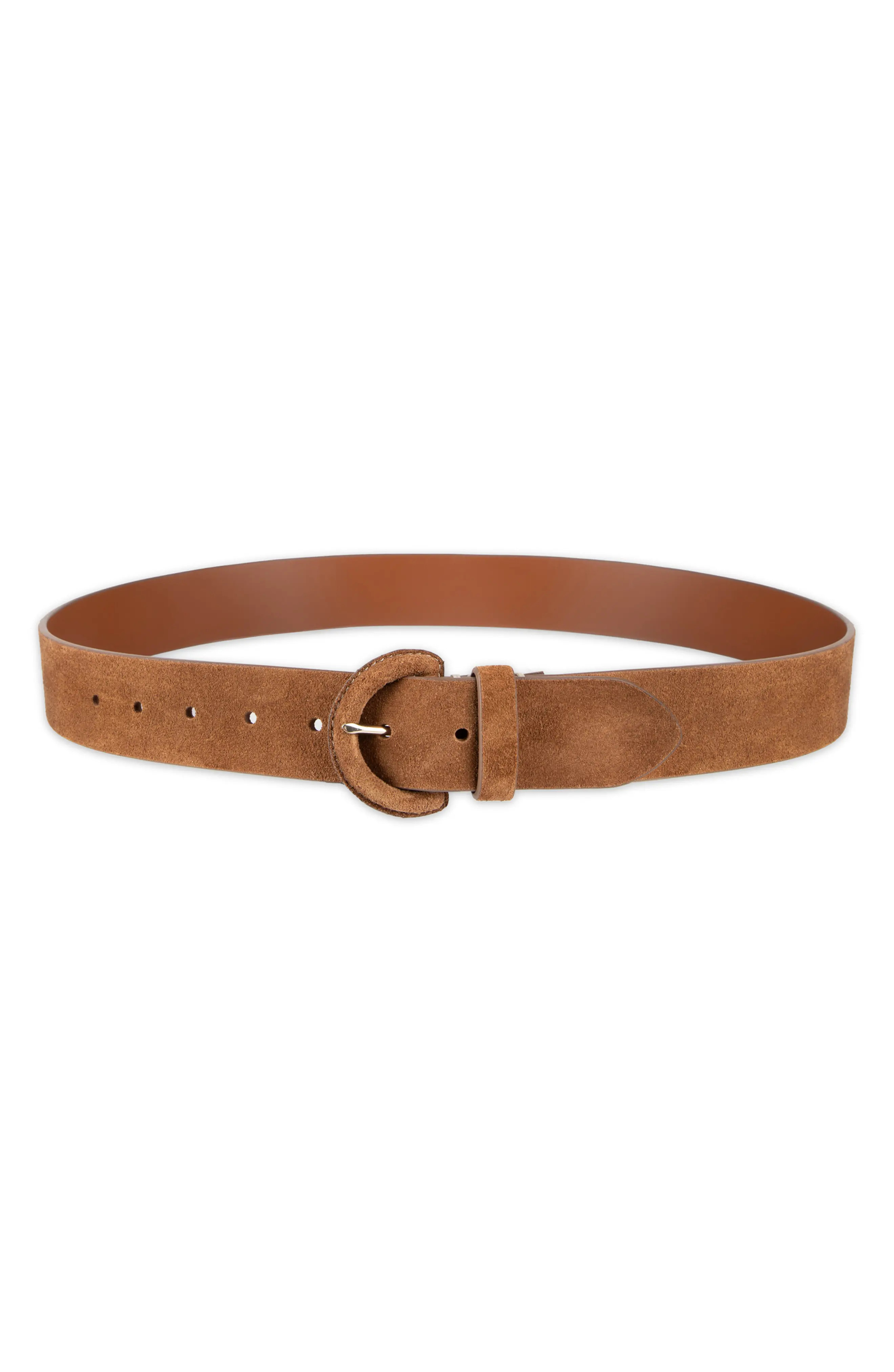 Cole Haan Covered Buckle Suede Belt (Women) | Nordstrom | Nordstrom